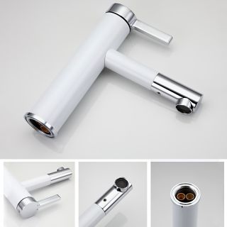 Смеситель для раковины Frap F1052-14 Хром белый